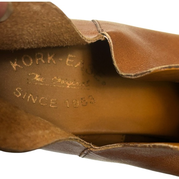 Kork-Ease caramel ankle booties Sz 9.5M - Picture 7 of 10